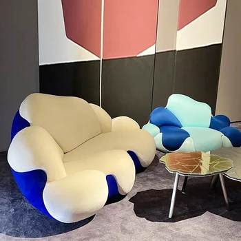 Минималистичный дизайнерский стул FRP Cloud, зона отдыха для отдыха на вилле в стиле арт-отеля, диван для отдыха особой формы
